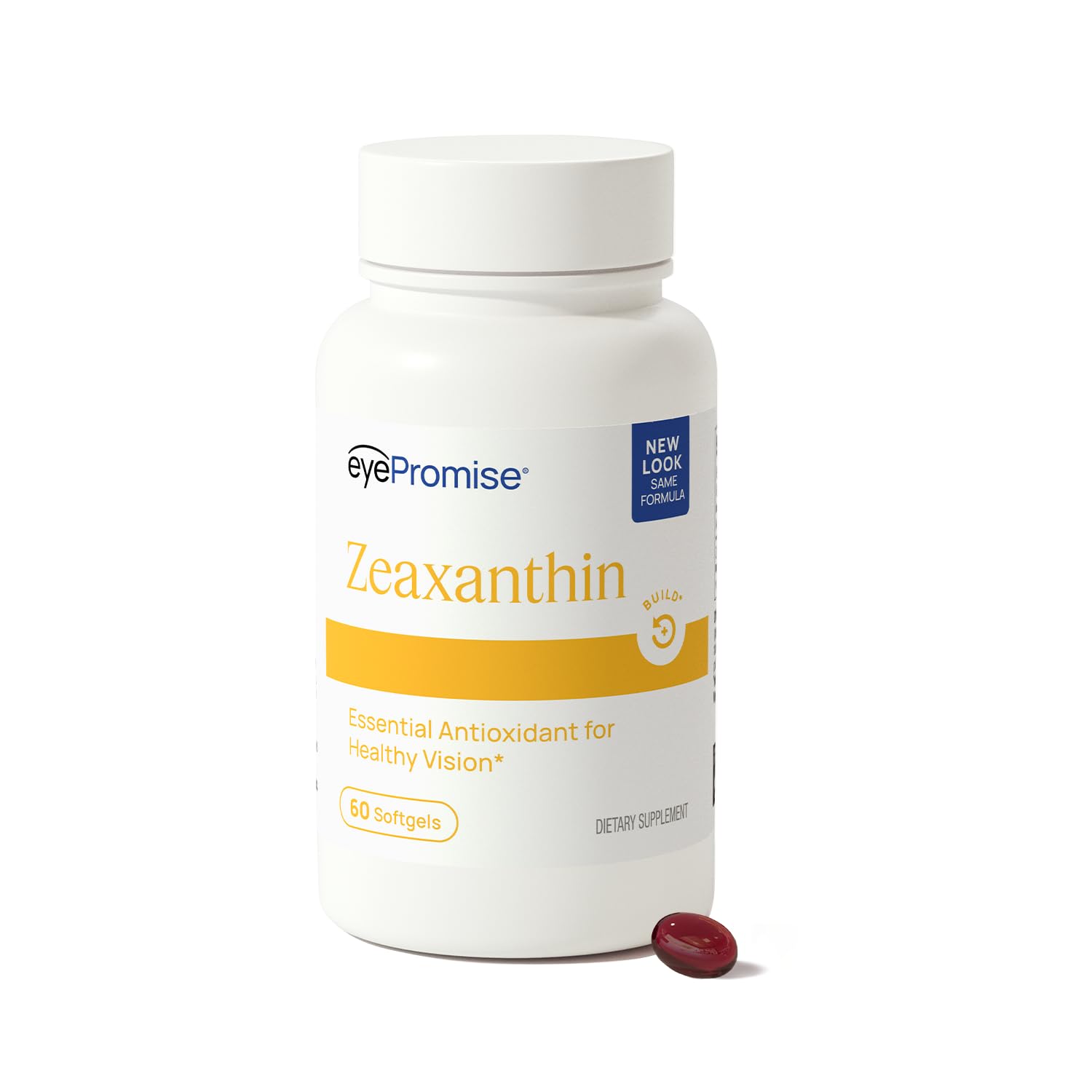 EyePromise Zeaxanthin Eye Vitamin - 60 Softgels, 60-Tage-Versorgung - Augengesundheitsergänzung mit 10mg Zeaxanthin zur Unterstützung von Langzeit-Vision-Gesundheit