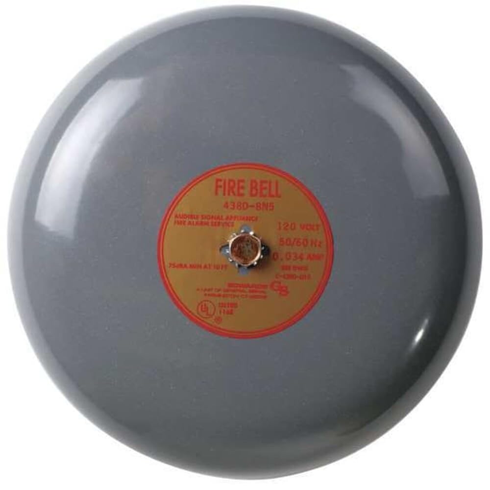 Cloche Edwards Signaling 438D-8N5 de 20,3 cm fonctionnant sur 120V 60Hz