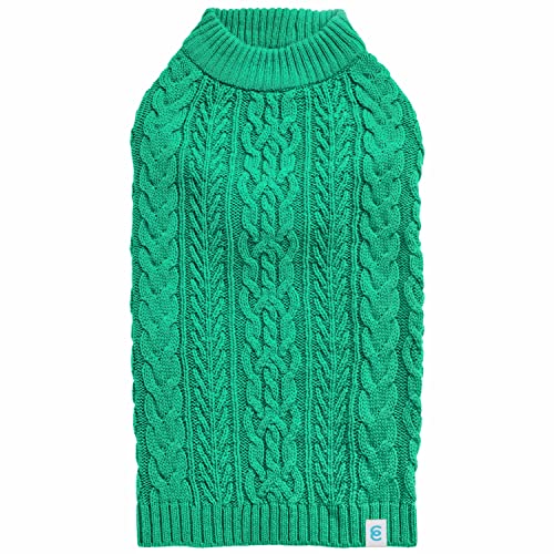 Blueberry Pet Classic Dog Sweater Wool Blend Cable...