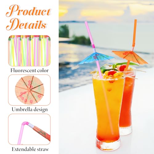 500 pitillos con sombrillas 24 cm multicolor para fiestas miniatura 5