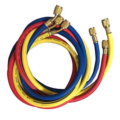 Tubo de refrigerante Entweg, 3 peças de mangueiras SAE de 1/4 polegada (1/4 polegada), tubo de refri