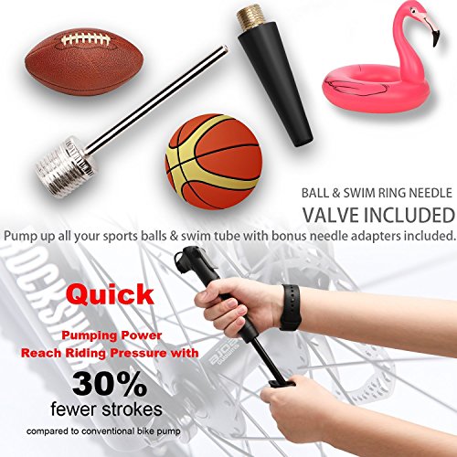 Mini Pompa Bicicletta, Zoegate Mini Pompa Aria per...