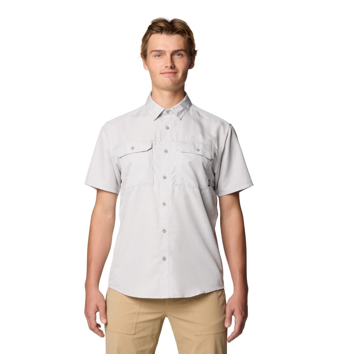 Mountain Hardwear Mens Canyon Short Sleeve, Light Dunes, Large