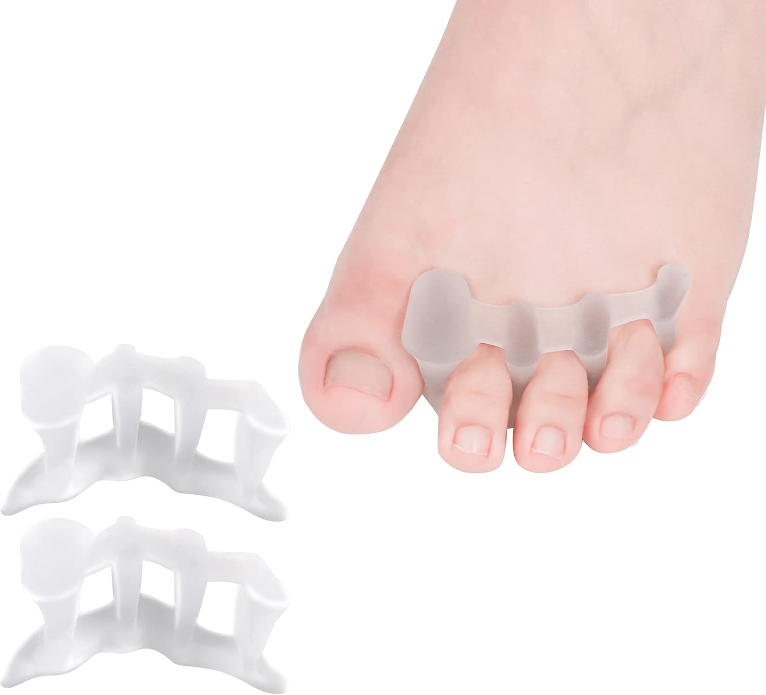 Gel Toe Separators Toe Strengthener DYKOOK 3 Pair of Toe spacers for