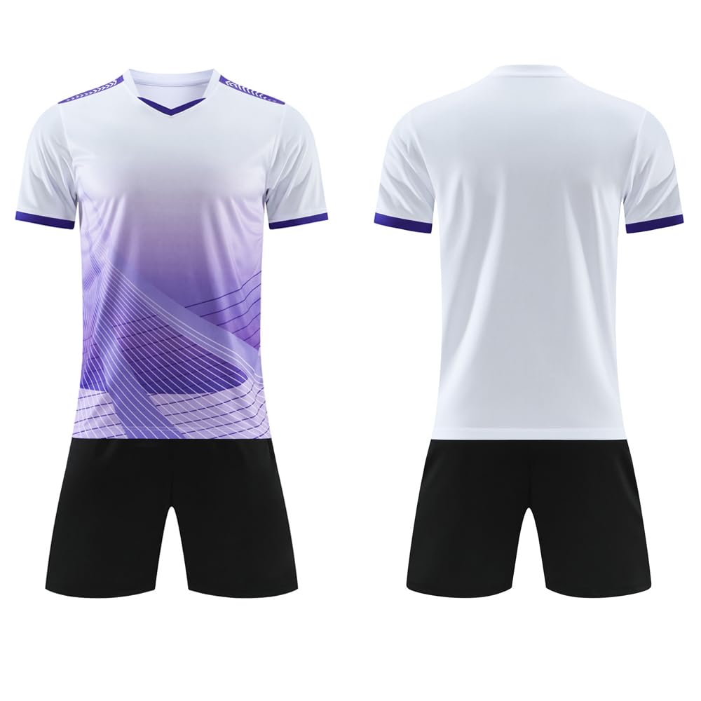 Equipación de Fútbol Personalizada Camisetas de Fútbol Personalizadas para Adultos y Niños Personalizado Conjunto de Fútbol con Nombre y Número