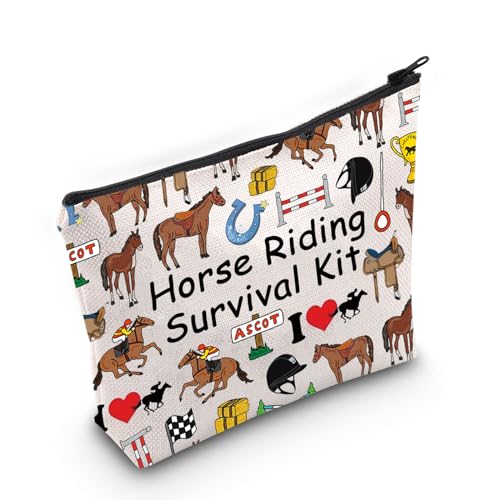 Horse Riding Cosmetic Bag Horse Riding Survival Kit Gift Horses Gift Equestrian Gift (Horse Riding UK)