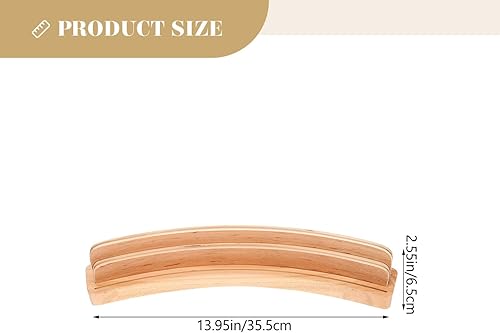 Miniatura 4 de GANAZONO Portatarjetas de madera para naipes Organizador de tarjetas de madera curvada Portatarjetas Accesorios para juegos de cartas, soporte de