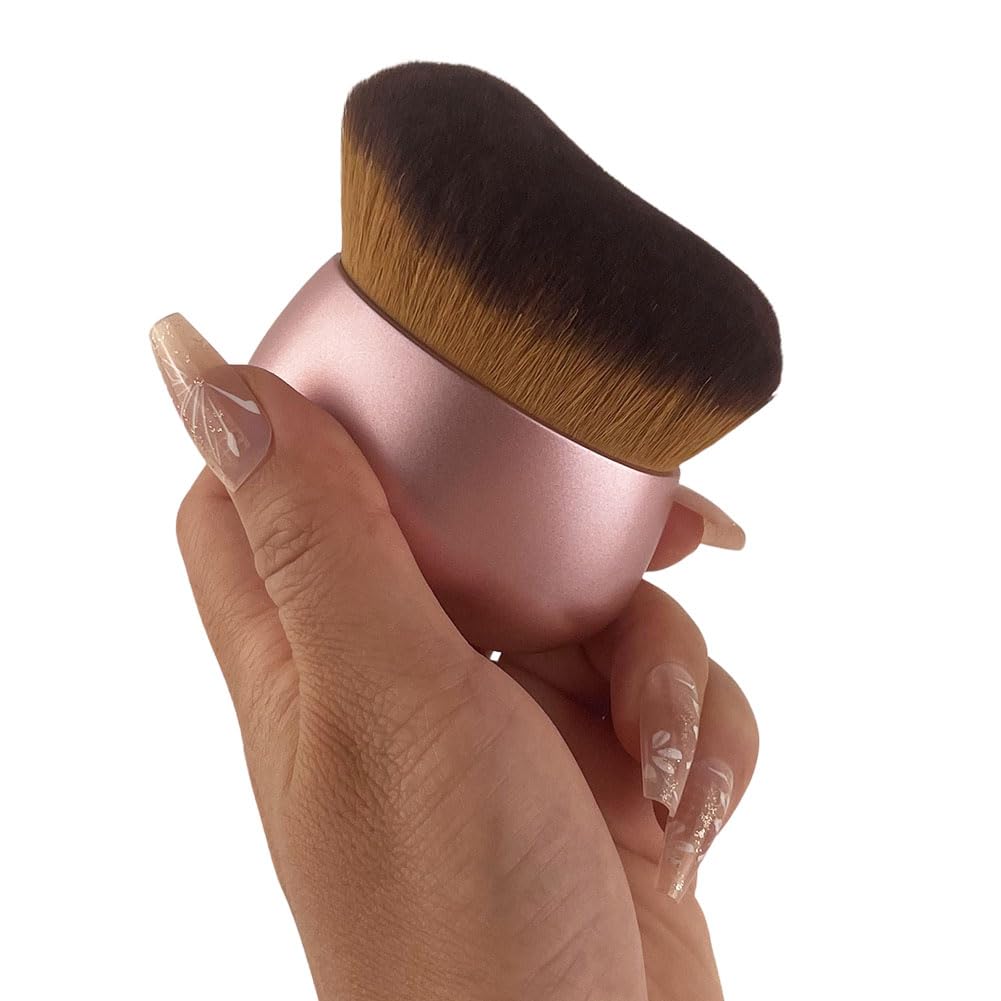 Large Body Makeup Brush For Self Tanner, Brush For Bronzers Blend Self Tanning Applicator (Rose Gold)