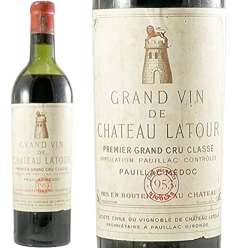 Amazon.co.jp: 1953 シャトー ラトゥール 赤ワイン 古酒 辛口