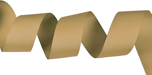 Miniatura 3 de 5 yardas de cinta de grogrén de color marrón sólido para manualidades, lazos para manualidades, 58 pulgadas de ancho