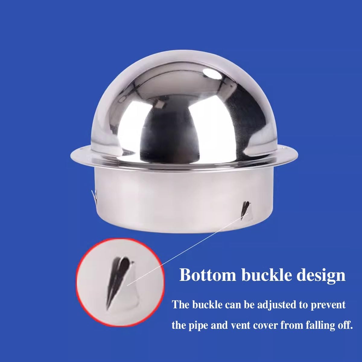Soffit Vent Cover Thicken Louvered Air Vent Circular Stainless Steel Ventilation Outlet for Wall and Ceiling Ventilation System Exhaust Vent(200mm/8in)