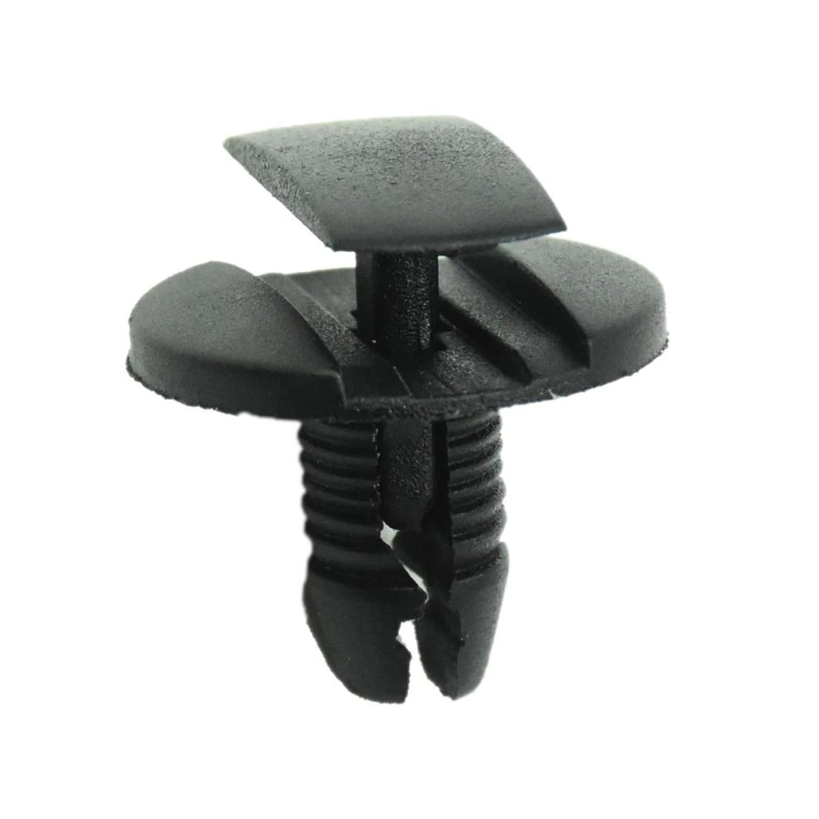 DEVFGTQA 50Pcs Auto Fastener Clip Compatible Bumper Rivet/Fixed Clamp Black Plastic Retainer Trim Panel Retainer Fastener