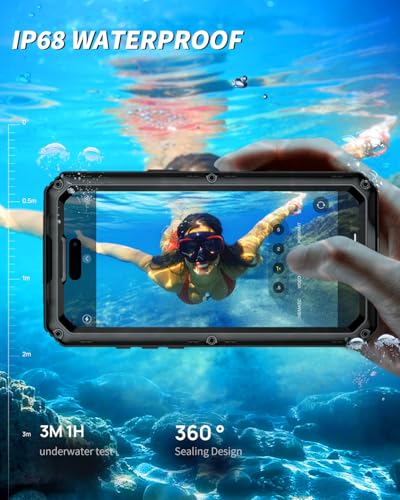 Funda iPhone 17 Pro impermeable antigolpes protección 360 cámara militar 2