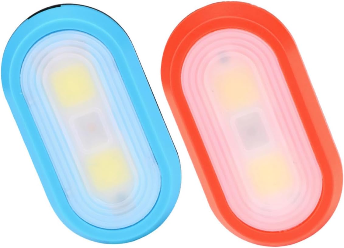 2pcs LED Clip Safety Light Halloween Season Waterproof for Night Running
