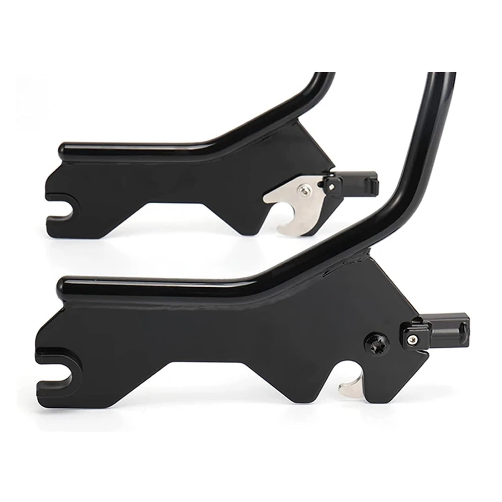 Black Sissy Bar Backrest Set For Harley Softail Breakout Fat Boy 2018-2023 21 22 - View #6