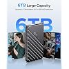 ORICO 2.5 inch External Hard Drive Enclosure USB 3.0 to SATA III for 7mm and 9.5mm SATA HDD SSD Tool Free [UASP Supported] Black (25PW1-U3)