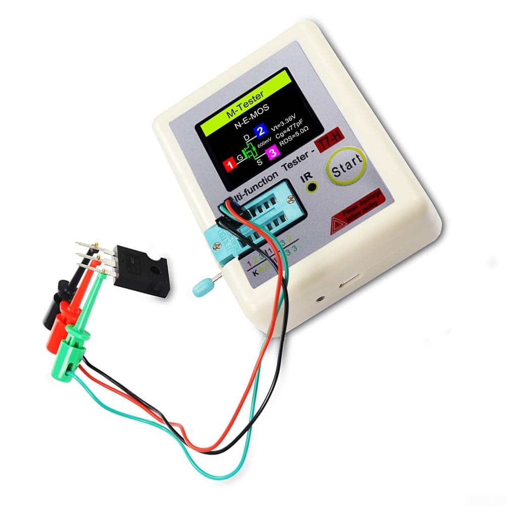 Rivelatore di capacità del tester del transistor di Tft con la codifica di IR e automatico per la riparazione del circuito del resistore del diodo di Npn Pnp