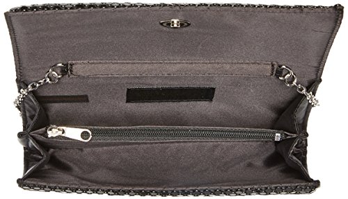 Jessica Mcclintock Womens Metal Evening Handbags, Black, One Size Us #TOP4