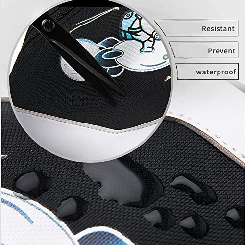 Fashion One-Shoulder Backpack Youth Leisure Backpack With USB Port Earphone Hole, Cartoon Luminous Pattern4