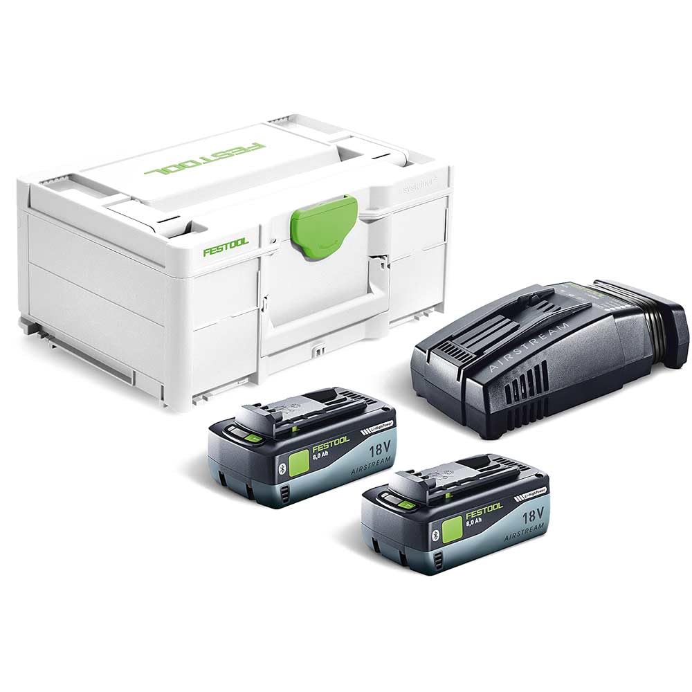 Festool Grey Energy Set Sys 18V 2X8,0/Sca16