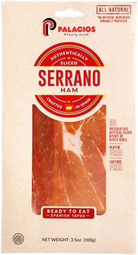 Sliced Jamon Serrano by Palacios