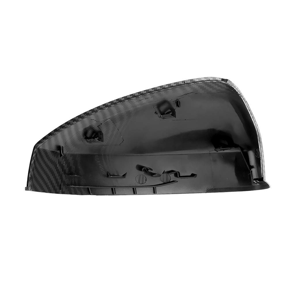 for, A3 S3 8V RS3 Seitenspiegelabdeckungen Kappen Carbon Look 2017 Ersetzen 2015 2016 2018 2013 2014 2019