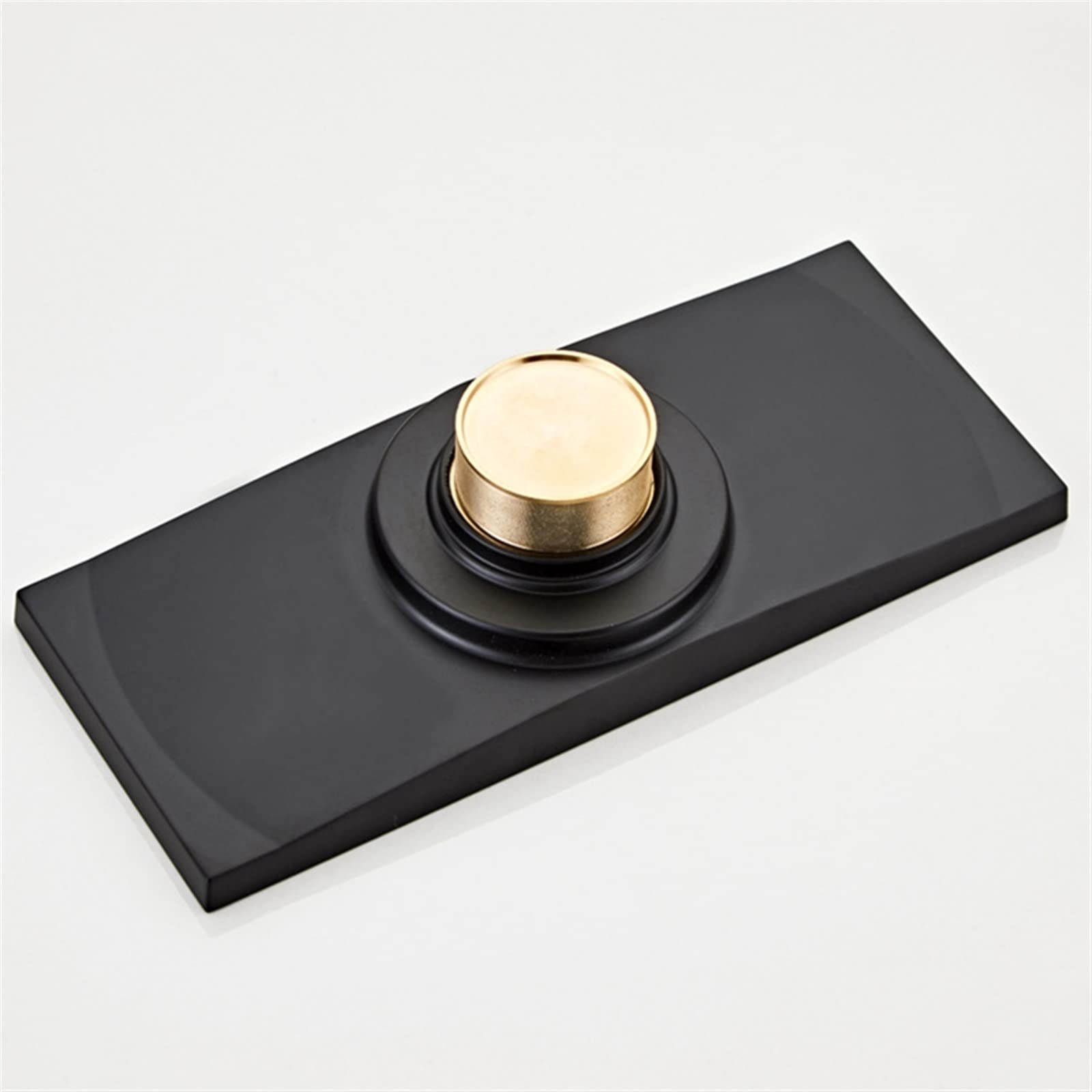 Rejilla De Desagüe para Ducha De Baño, Colador De Suelo, De Latón Negro, 83 X 200 Mm, 1 Unidad