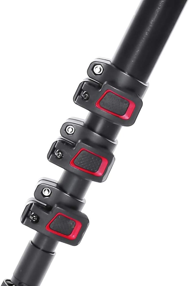 miliboo MTT705 Aluminum Portable Fluid Head Camera Monopod for Camcorder/DSLR Stand Professional Video Tripod 71.4" Max Height with 10 Kilograms Max Load Capacity : Electronics