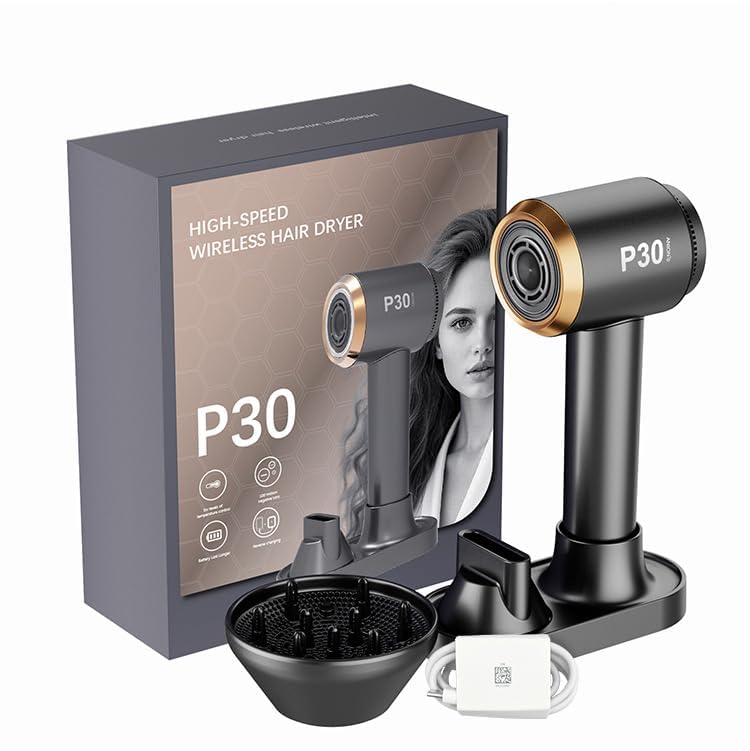 コードレス ヘアドライヤー BW-P30 充電式 ワイヤレスドライヤー Amazon | P30 コードレスドライヤー 充電式ドライヤー 大風量 速乾 温