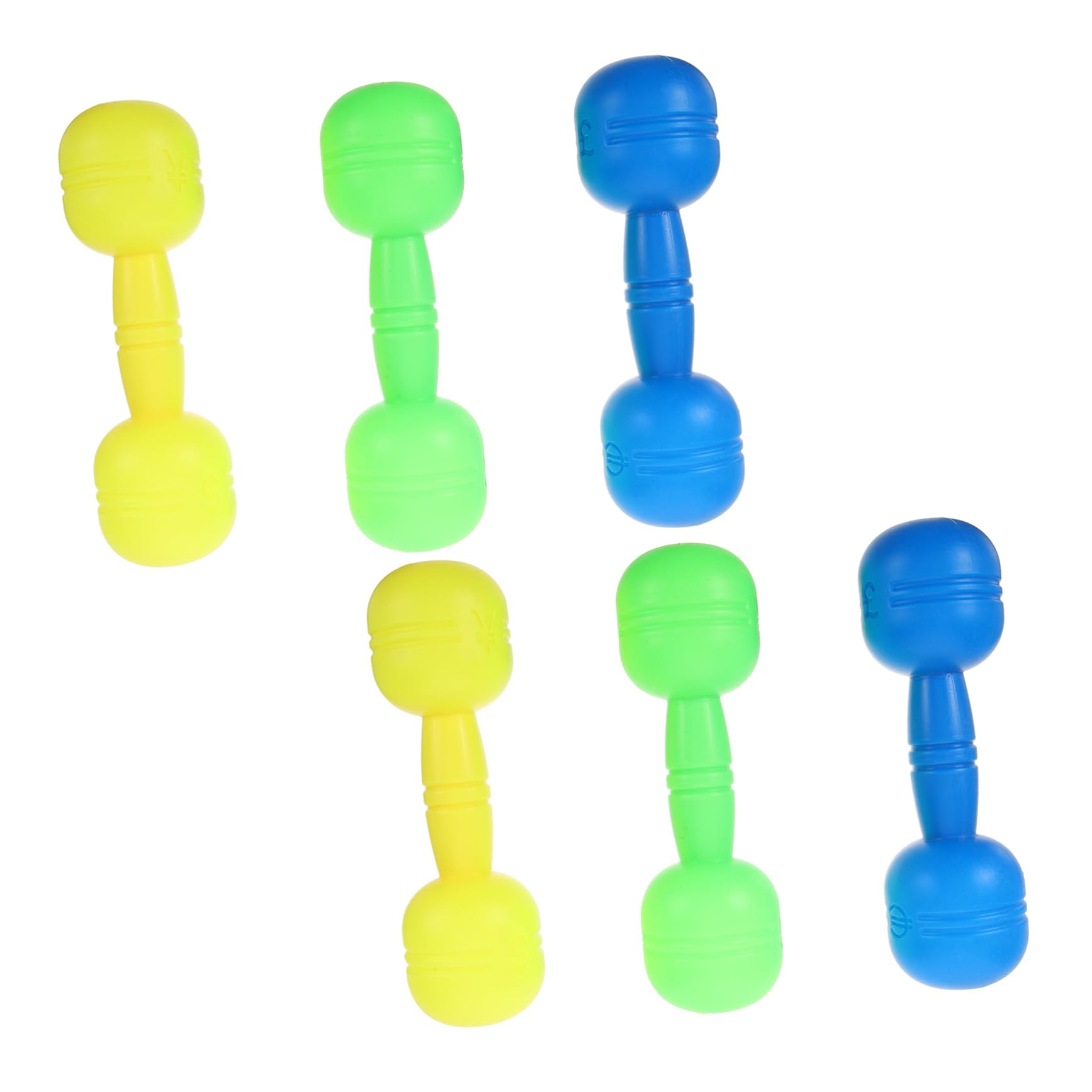 VANZACK 3 Pairs Lightweight Dumbbells Fun Exercise for Boys and Interactive Training Weights for Home Fitness Safe Material for Small Hands