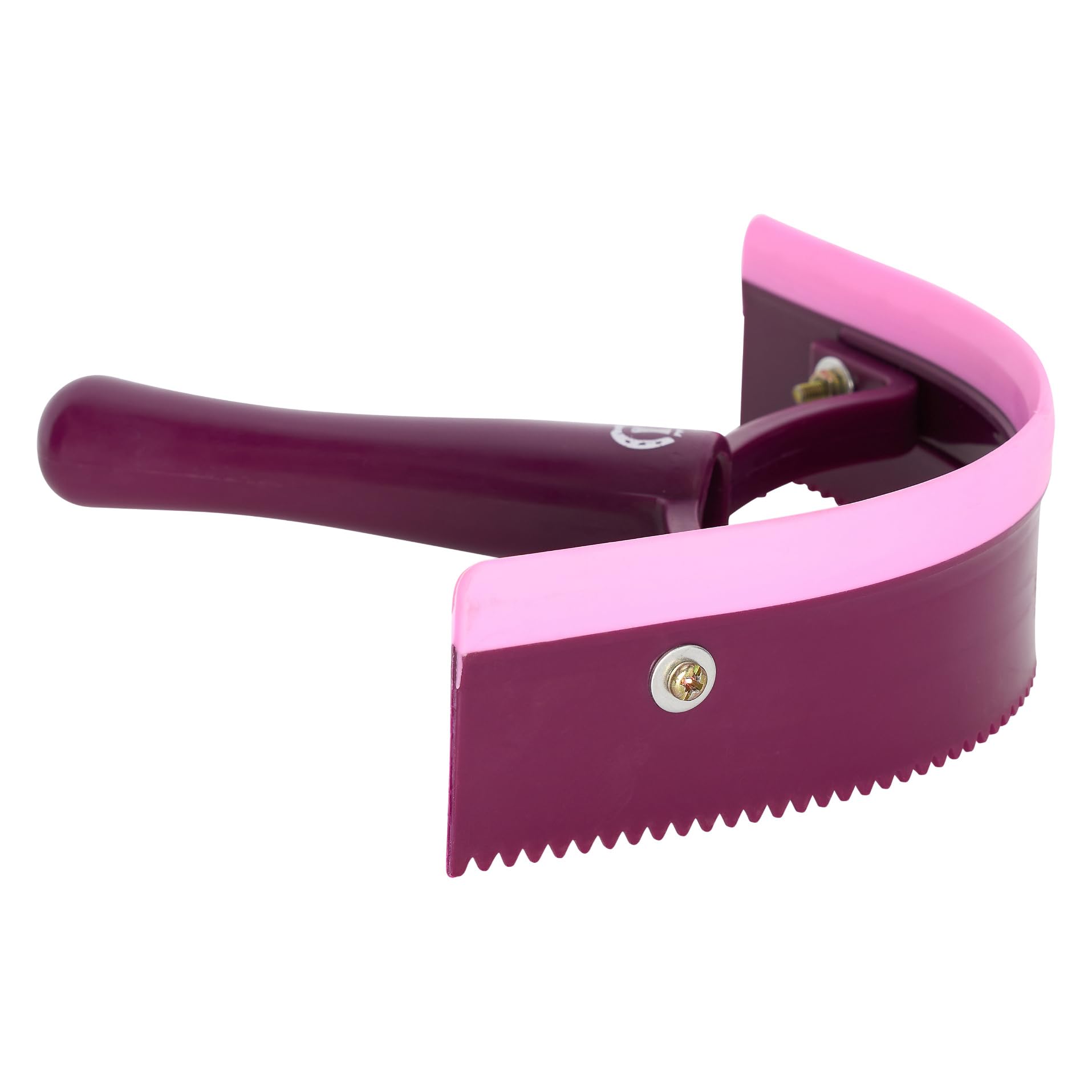Imperial Riding IRH Welding Knife, Effective Welding Knife for Removing Water and Sweat, Ergonomic Puller for Horse Grooming with Stylish Stable Look, Dark Flower