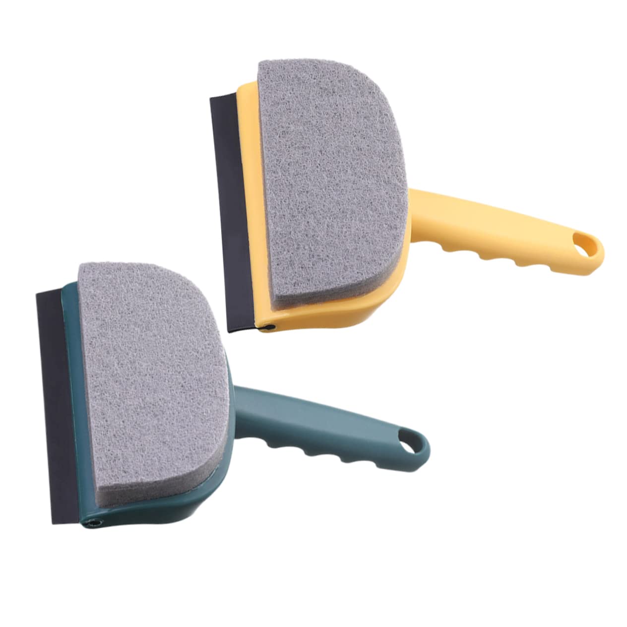 sponges， 2Pcs Wiper Window Washer,Double-Sided,Shower Squeegee Glass Cleaning Sponge Bath Sponges for