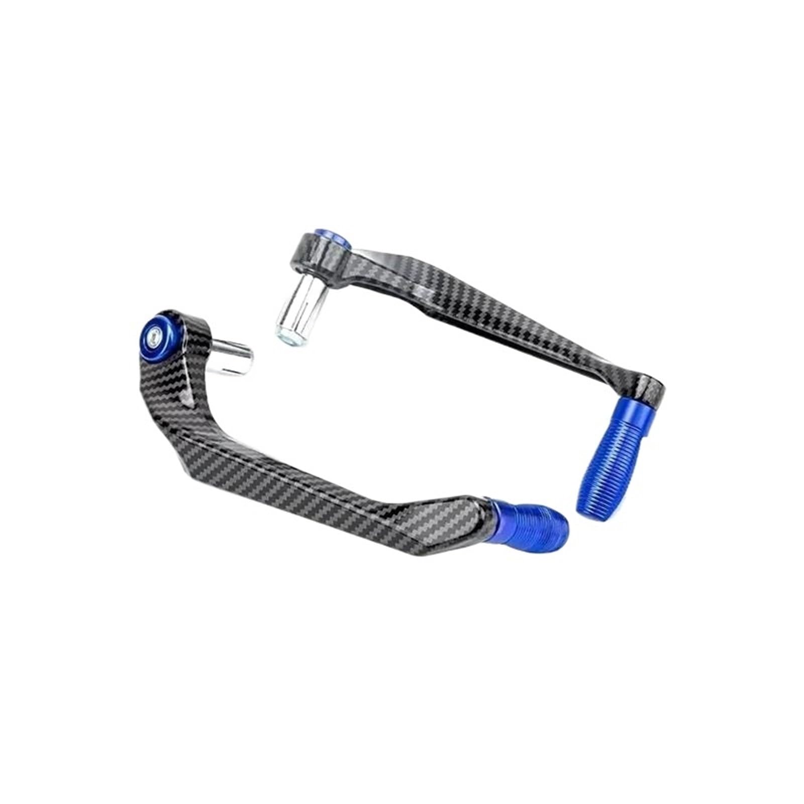 Hjtedhe Blue Motorcycle Brake Protector Motorcycle With 7/8" (22 Mm) Handlebars Brake Clutch Lever Hand Guard Protector(Blue)