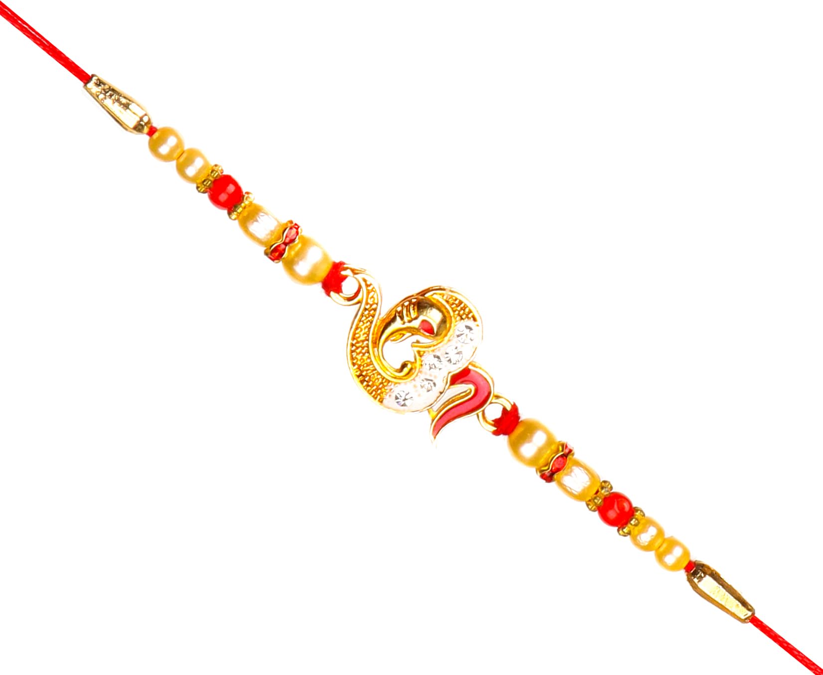 Rakhi Thread for Brother Men/Boy - Designer Rakhi with OM Symbol for Rakshabandhan (Pack of 1)