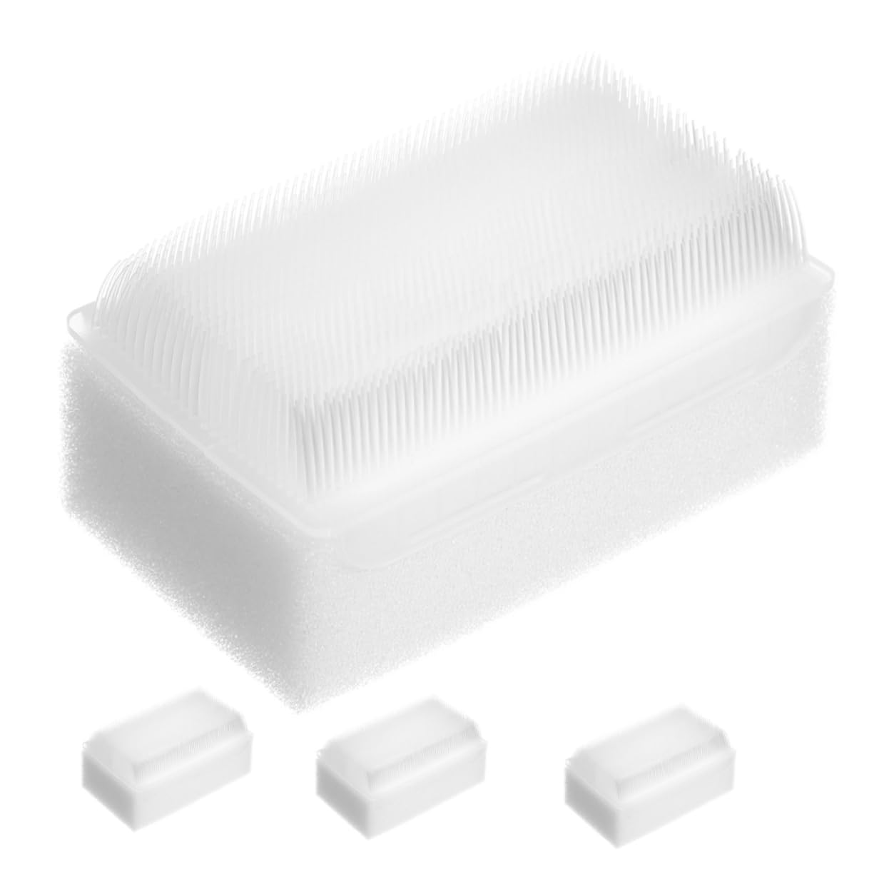OSALADI 5 Series Dispositivo De Entrenamiento Sensorial Enfocar Pequeño Bath Cepillo Sensorial Para Cepillo Wilbarger El Plastico 4 Piezas X 5