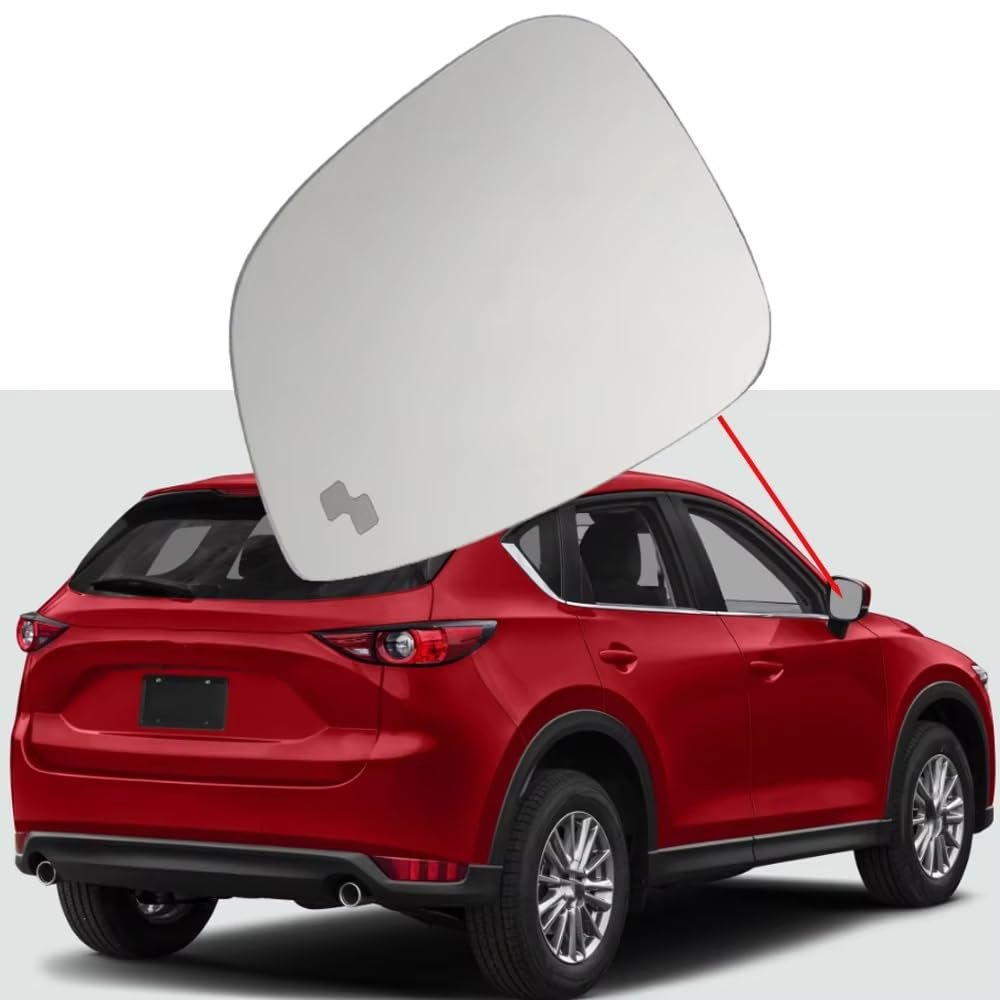 specchietto laterale Per Mazda Per CX-5 2017-2023 Sinistro Lato | destro Riscaldato Vetro specchio Specchietto retrovisore Con Angolo cieco(Right)