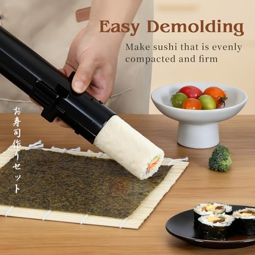 image for Yang Gien Sushi Making Kit, 16 in 1 Premium Sushi Maker, Suitable for 