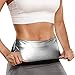 Gotoly Ceinture De Sudation Femme Gaine Amincissante Ventre Plat Corset Minceur Ventre Plat Body Gainant Ceinture Soutien du Dos Sauna Amincissants (M, Noir)