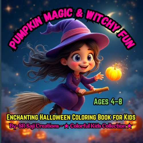 Pumpkin Magic & Witchy Fun: Enchanting Halloween Coloring Book for Kids Ages 4–8 (Spooky kids' Halloween Party, Band 6)