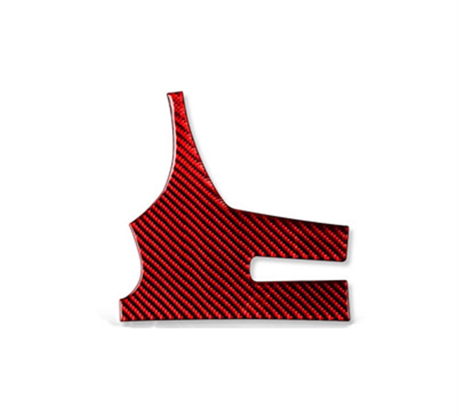 Carbon Fiber Car Interior Headlight Switch Panel Trim Sticker Decoration for Nissan for Rogue T32 2013-2021 Anti-dust(Red RHD)