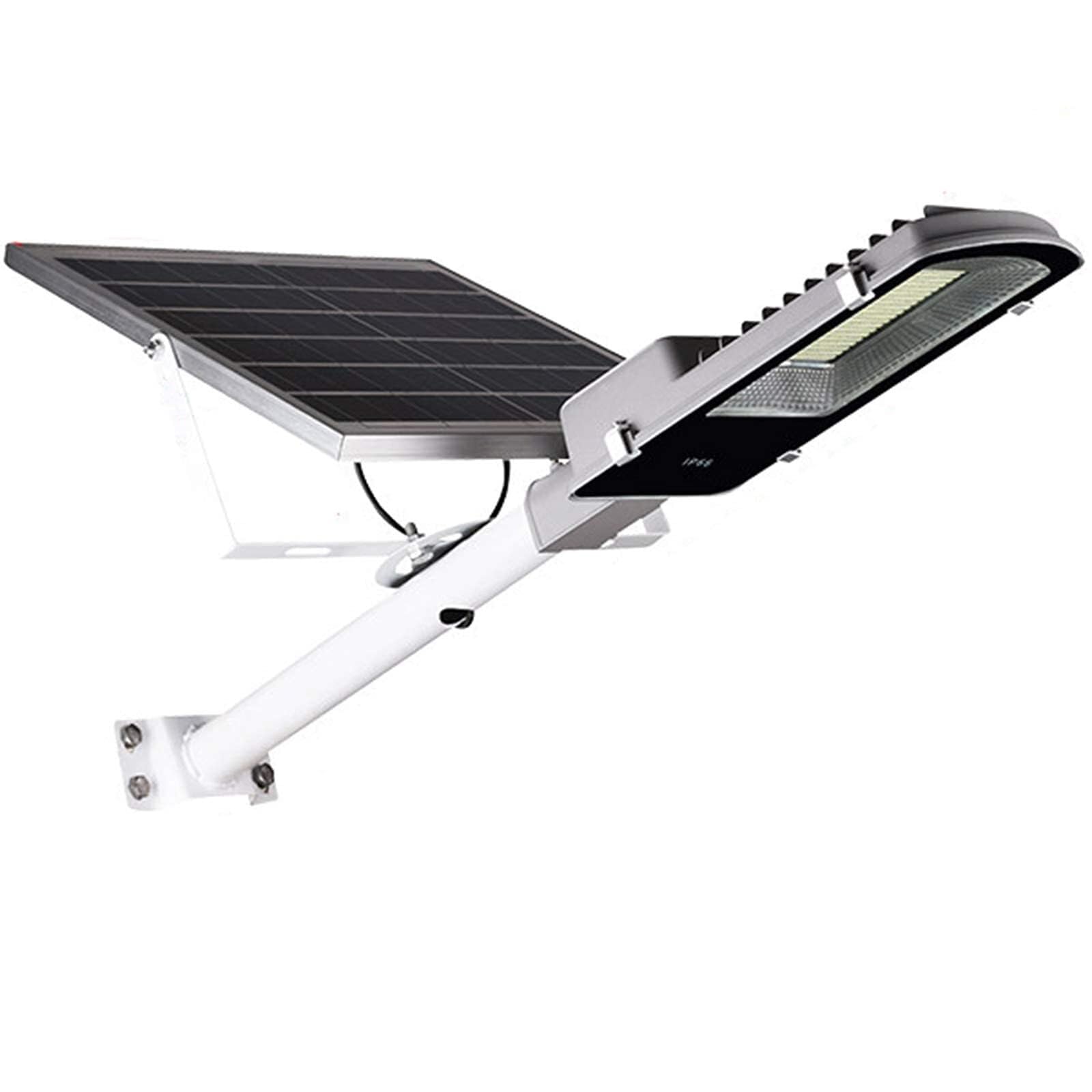 QUSYZD Lamp Post Lights Outdoor,Solar Power Street Light, 10W - 800W Rechargeable in Rainy Cloudy Days, Cool White Wall Lamp, Ip65 Outdoor Security Light with Remote Control,50,