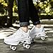 TAILORIA Four-Wheel 2-in-1 Roller Skate Shoes Unisex Roller Skates Detachable Skating Shoes Kids Sneakers with Wheels