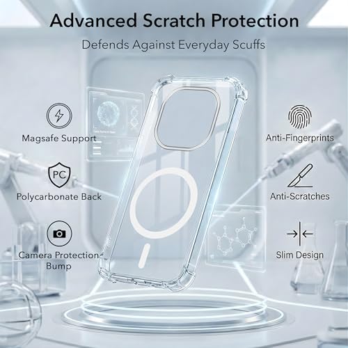 Image of Jkobi Shockproof Crystal-Clear Back Cover for Poco M8 5G (Magsafe Wireless Support | Drop & Camera Protection | Hard Polycarbonate)