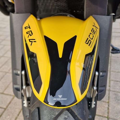Autocollant Moto Benelli TRK 502X Évite les Rayures : Kit Résine 3D Garde-Boue Yellow