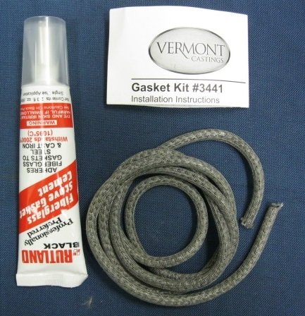 Vermont Castings Griddle Mesh Replacement Gasket Kit AW 3441 - Includes Glue, 5/16" VCGGB
