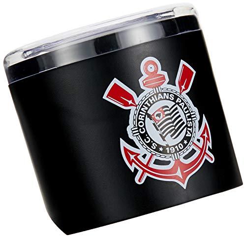 Relógio Technos Corinthians Masculino Preto Pulseira Silicone Preto