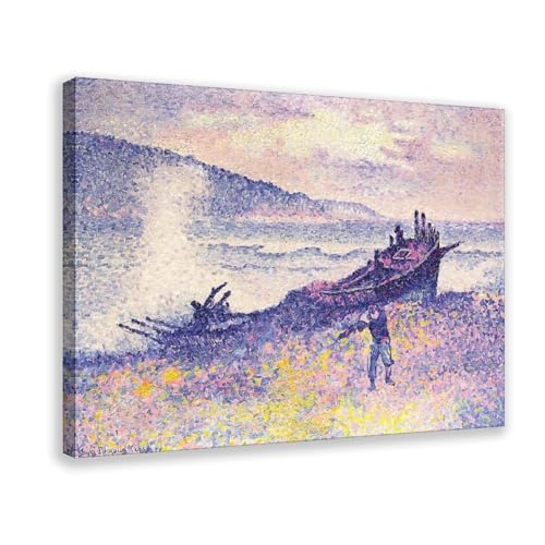 Toile épave Henri Edmond pour mur vide - Cadre à suspendre salon 30x45 cm