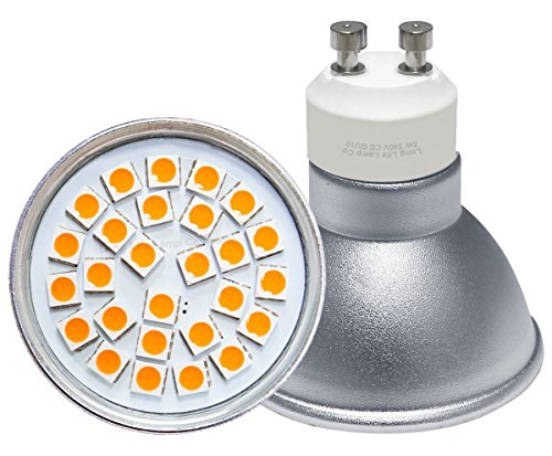 5 x High Power 5w LED GU10 Light Bulbs Warm White 27SMD Technology Energy Saver 450 Lumens