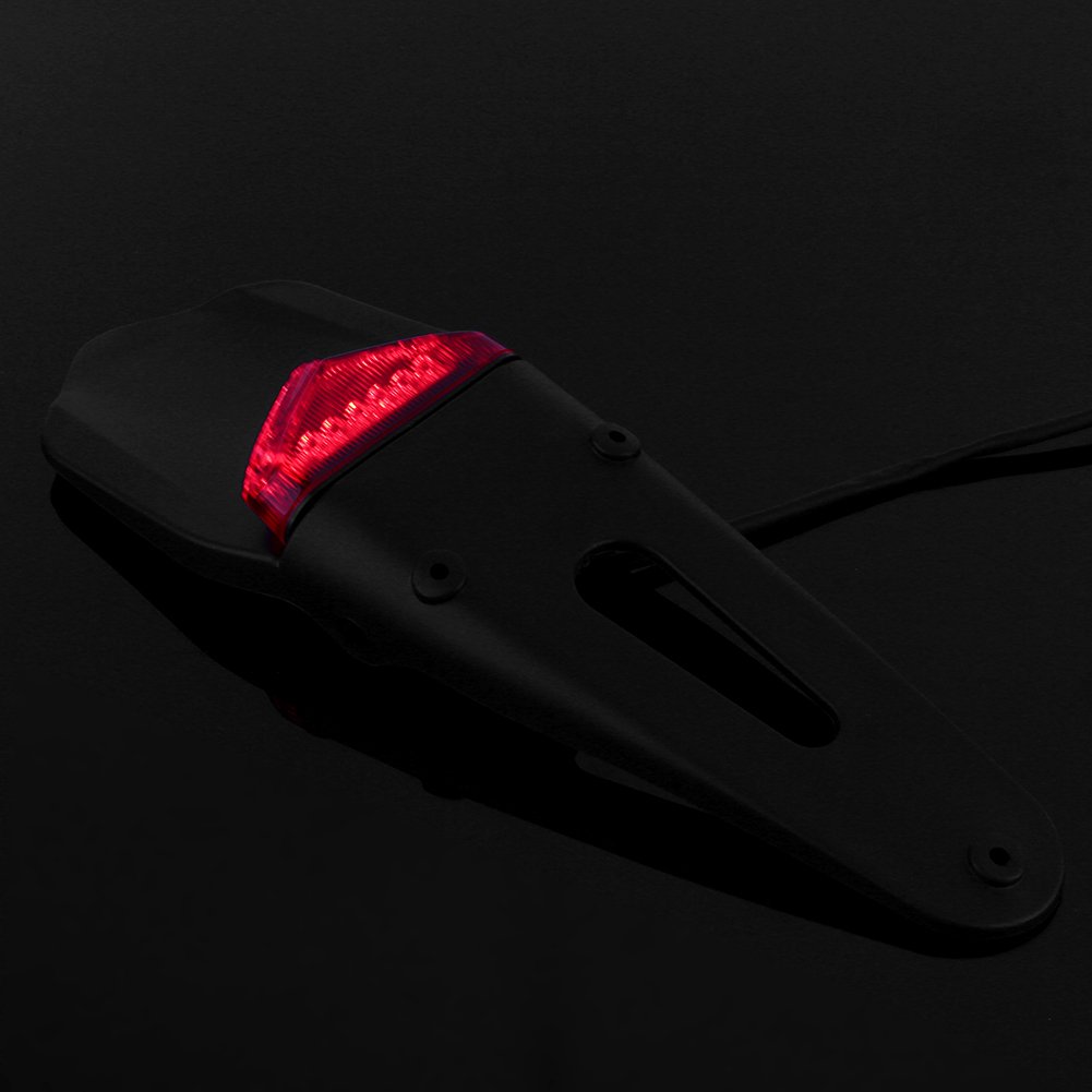 Portatarga Moto 50 Portatarga Moto 50cc Portatarga Moto 50cc - Fanale Posteriore Universale Per Freno Per Moto, Per Atv