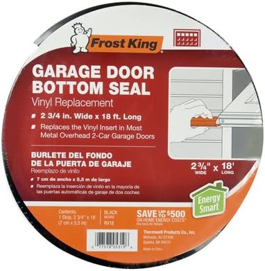 Garage Door Bottom Weather Seal, 2.75-In. x 18-Ft.